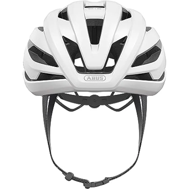 ABUS Rennradhelm StormChaser ACE - Leichter Fahrradhelm für Radrennen, Gravelbike-Touren und Cyclocross - Größe M, Weiß – Bild 2