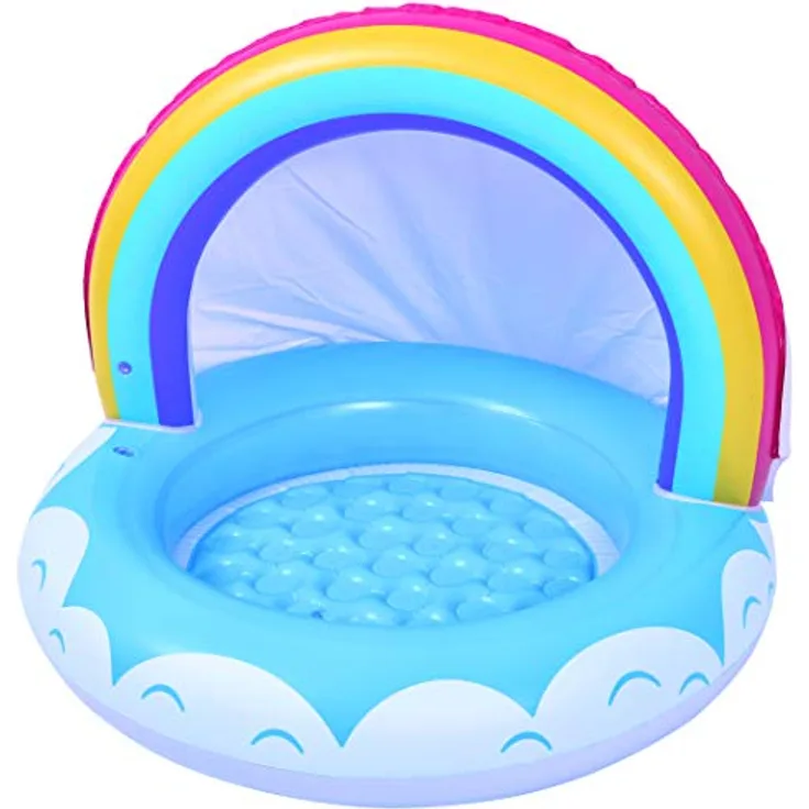 Jilong - Rainbow Baby Pool aufblasbarer Pool für Kinder, Farbe Regenbogen, 57155