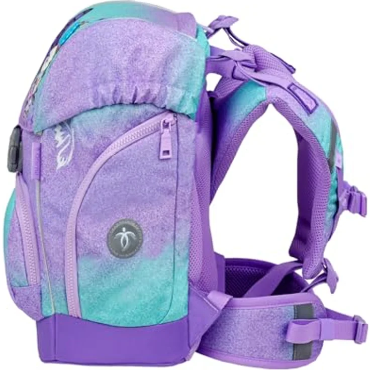 Belmil Comfy Plus Premium Schulranzen-Set, ergonomischer Ranzen mit Brust- & Hüftgurt, DIN A4 geeignet, 16 L, reflektierender Magnetverschluss – Bild 6
