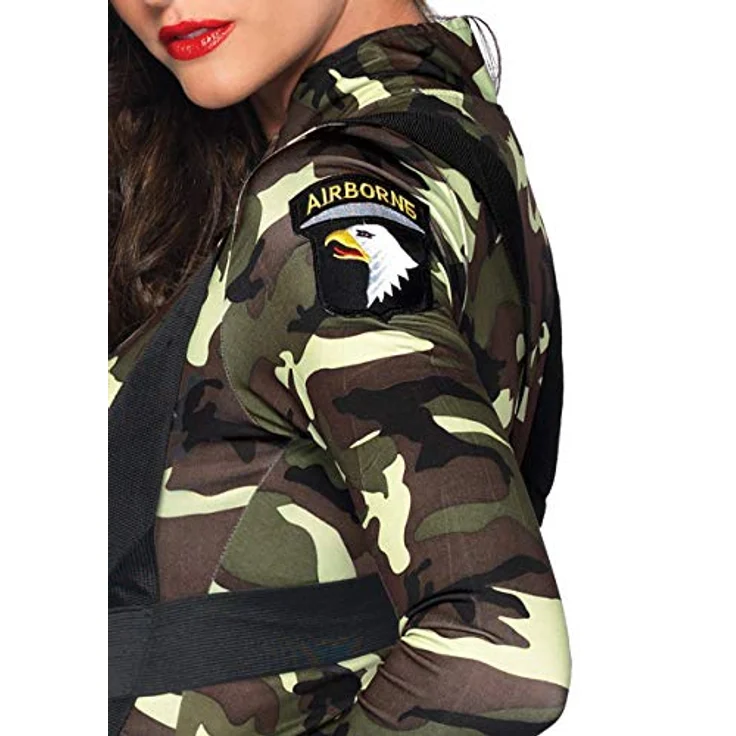 LEG AVENUE 85292 - Goin Commando Kostüm Set, 2-teilig, Größe L, camo – Bild 5