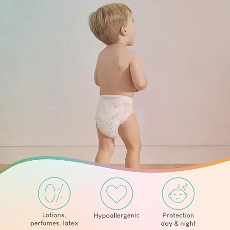 Pillo Premium Pants XXL Size 7, Einweg-Windelhöschen für Kinder, atmungsaktiv, hypoallergen, schnelle Absorption, 21 St. – Bild 3