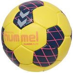 hummel Handball Hmlclassic Erwachsene Größe 3, Hochleistungsschale (PU), Handgenäht, Aufgeblähte Blase, Geeignet für Resin, blau