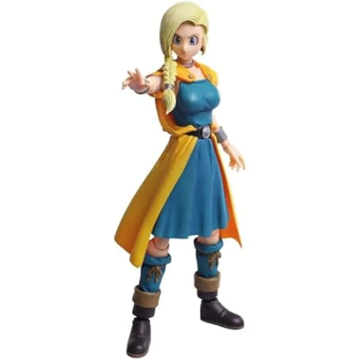 Square Enix Dragon Quest V The Hand of the Heavenly Bride Bring Arts Actionfigur Bianca, 13 cm mit Austauschköpfen, Limited Edition