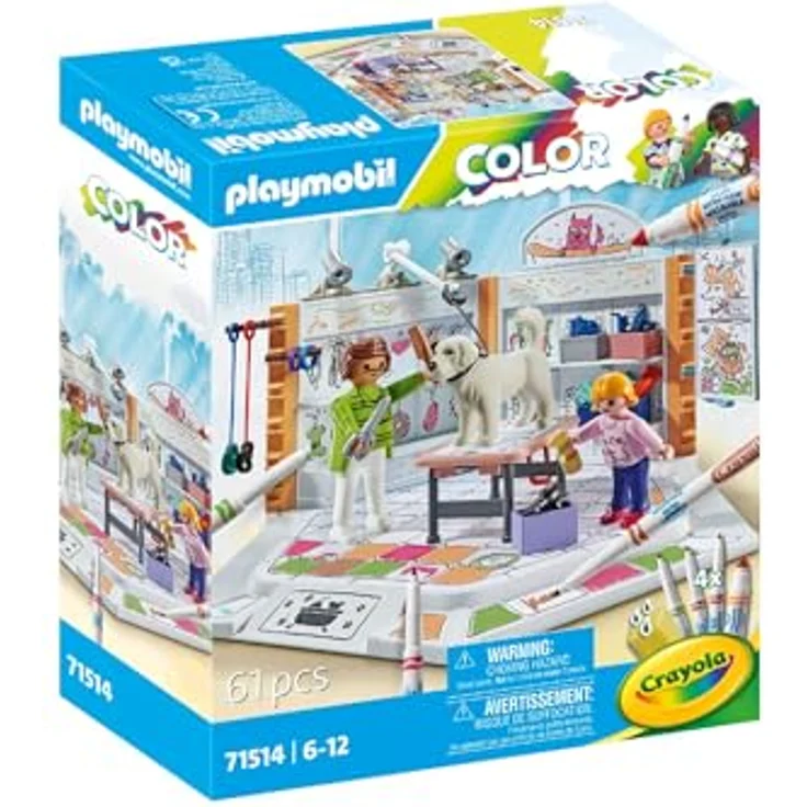 Playmobil® Hundesalon (71514), Color Konstruktions-Spielset, (61 St), Made in Europe – Bild 2