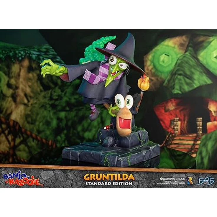 First 4 Figures Banjo-Kazooie statuette Gruntilda 40 cm, detailreiche Statue aus hochwertigem Polystone – Bild 4