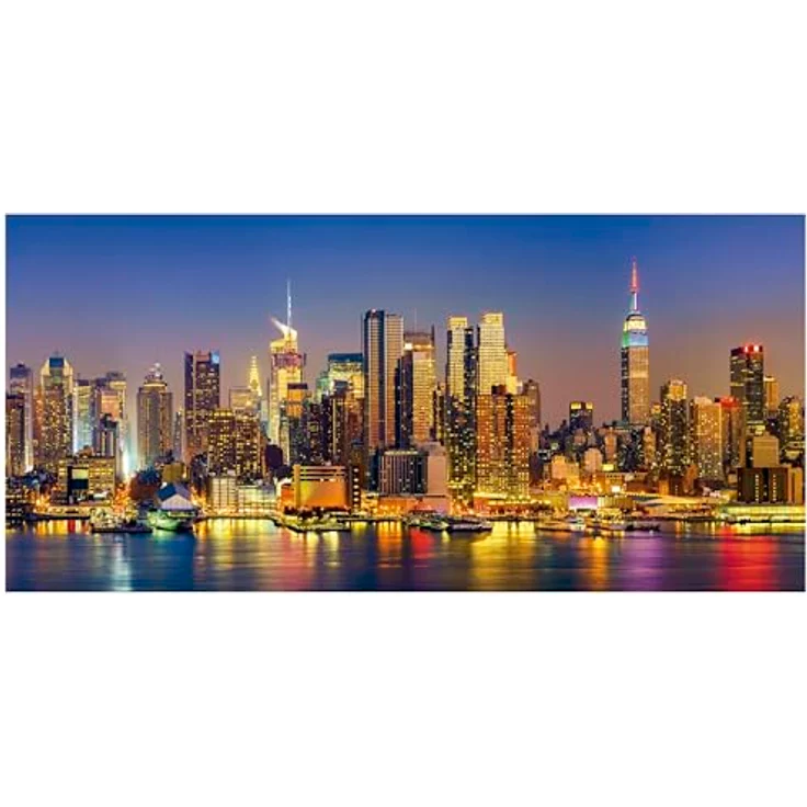 Educa Puzzle 3000 Teile Panorama New York Skyline 144 x 68 cm | Verlorene Teile Service | Umweltfreundlich | Hochwertige Materialien | Ab 14 Jahren – Bild 2