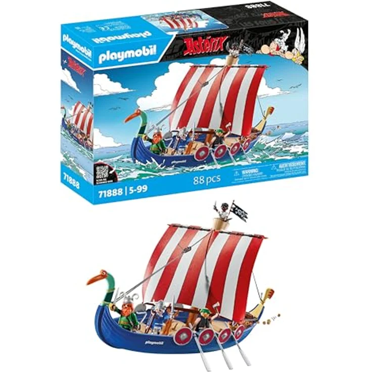 PLAYMOBIL 71888 Asterix Piratenzelt, Spielset für aufregende Piratenabenteuer – Bild 2