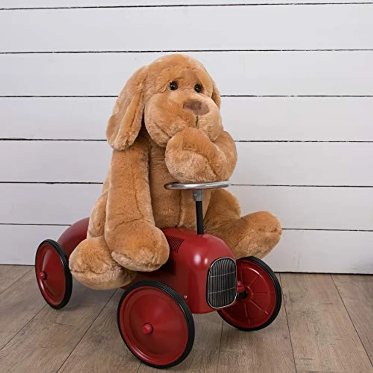 GIPSY Dog Flatoutou, Plüschhund 50 cm, grau und rot, handwaschbar, geeignet ab Geburt – Bild 9