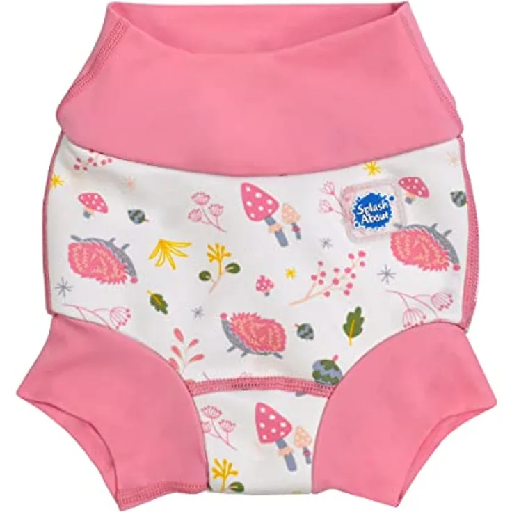Splash About Baby-Mädchen Happy Schwimmwindel and Toddler Swim Nappy, Forest Walk, 2-3 Jahre