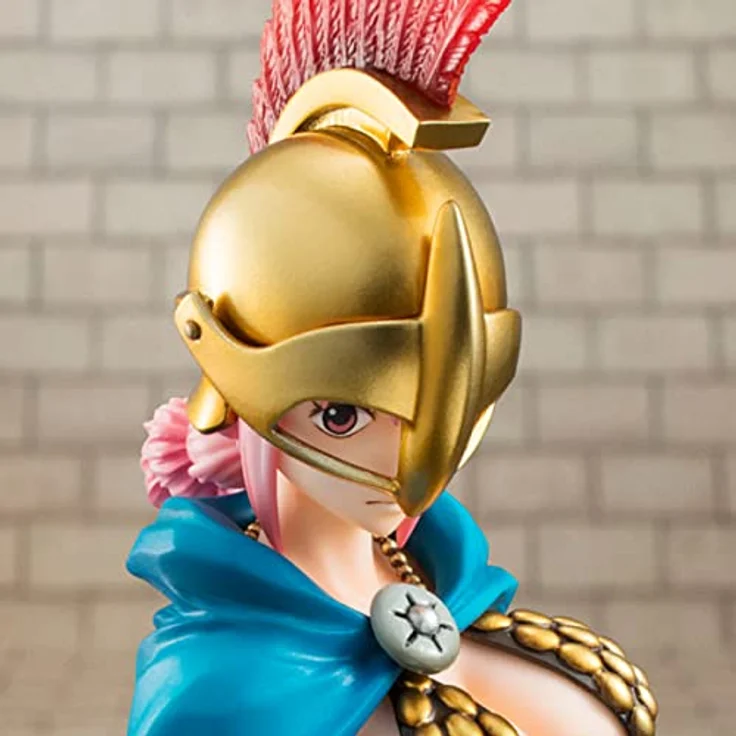 MegaHouse One Piece Sailing Again Gladiator Rebecca (Limited) Sammelstatue - ca. 220 mm hoch, mit zwei verschiedenen Ausdrücken, abnehmbarem Umhang und Schwert – Bild 3