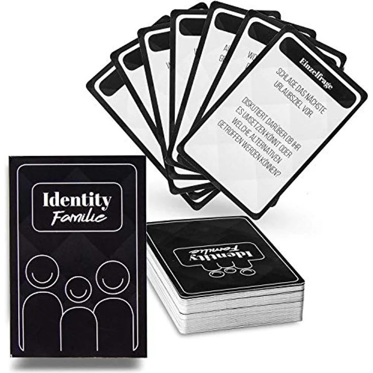 Identity Familien-Edition Kartenspiel - Personality & Quiz-Spiel für die ganze Familie; 3-8 Spieler DEUTSCHE Version – Bild 1