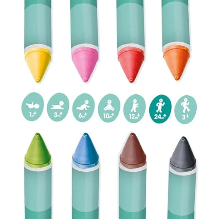 SES Creative 13050, Wasserfester Badewannen-Malstift-Set für Kinder ab 24 Monate - 8 Farben – Bild 2