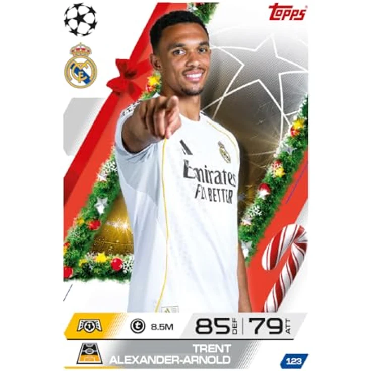 Topps Adventskalender 2025/26, 97 Karten inklusive 24 exklusive Festtags-Edition-Karten und einer Infinity-Karte, mehrfarbig – Bild 3