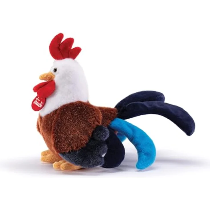 Trudi Gallo Oscar, Plüsch Hahn Mascotte aus hochwertigem Polyester, 16x24x25 cm, Größe S, für Kinder und Erwachsene, Geschenk zu Geburtstagen und Feiertagen, Modell 23565 – Bild 2
