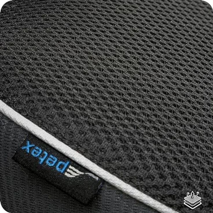 Petex Kindersitzerhöhung Kindersitz Basic Plus 1600, Autositzerhöhung in Schwarz nach ECE R129 – Bild 6