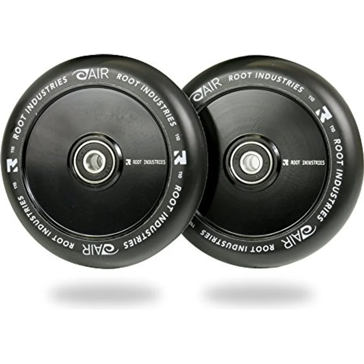 Root Industries Stuntscooter 2 x Air Stunt-Scooter Rollen 110mm, leichtes Aluminum, Schwarz/PU Schwarz – Bild 1