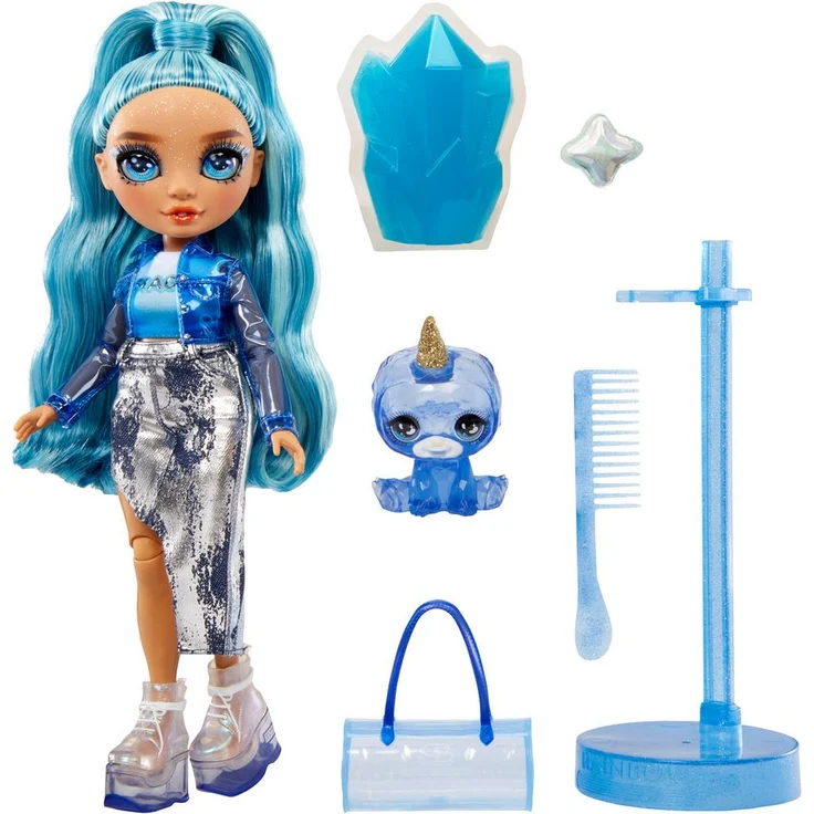Rainbow High Anziehpuppe Classic Rainbow Fashion Doll - Skyler (blue), Modepuppe mit tollen Accessoires und langen Haaren – Bild 1