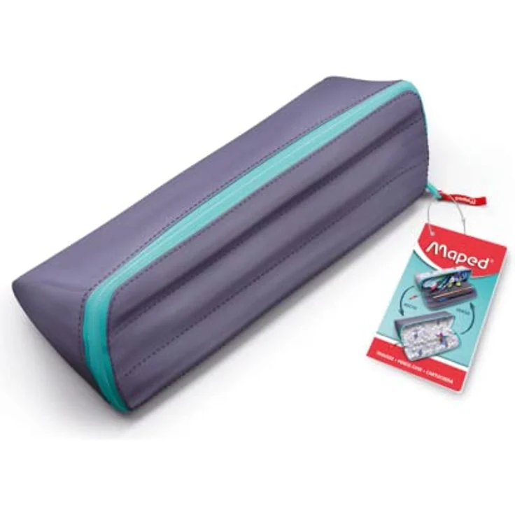 Maped - Federmäppchen XXL EFFECT - mit XXL-Öffnung: einfaches Finden und Herausnehmen der Stifte - resistenter Polyester - bemalbar mit Bunt- und Filzstiften - großer Reißverschluss - pink – Bild 3
