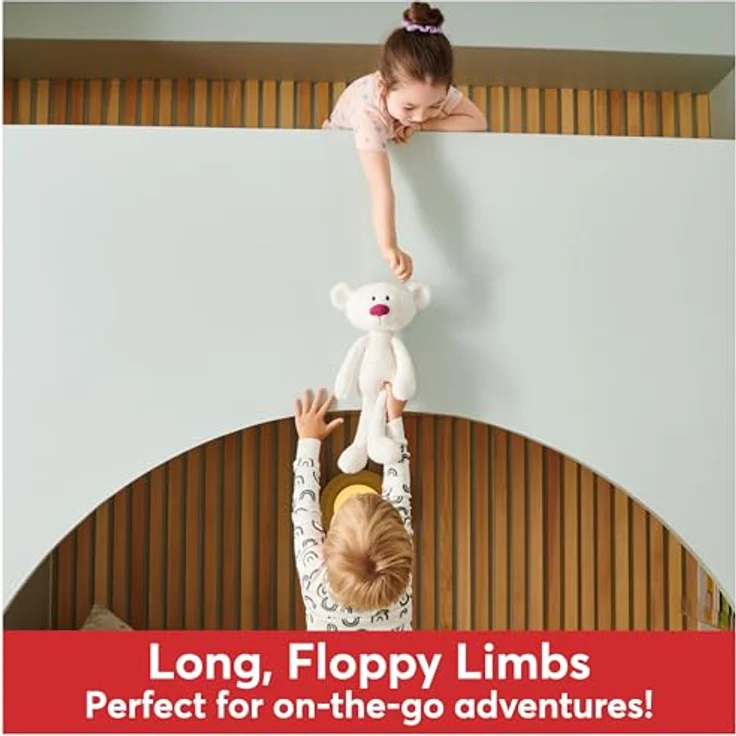 GUND Zahnstocher-Konfetti Teddybär Stofftier ab 1 Jahren Regenbogen 38,1 cm - Kuscheltier mit buntem Punktemuster und Tag-Along-Körper – Bild 3