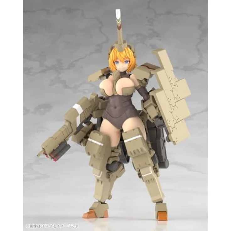 Kotobukiya Frame Arms Girl Kagutsuchi-kou PVC-Figur, 20 cm, braun, bewegliche Sammlerstatuette – Bild 8