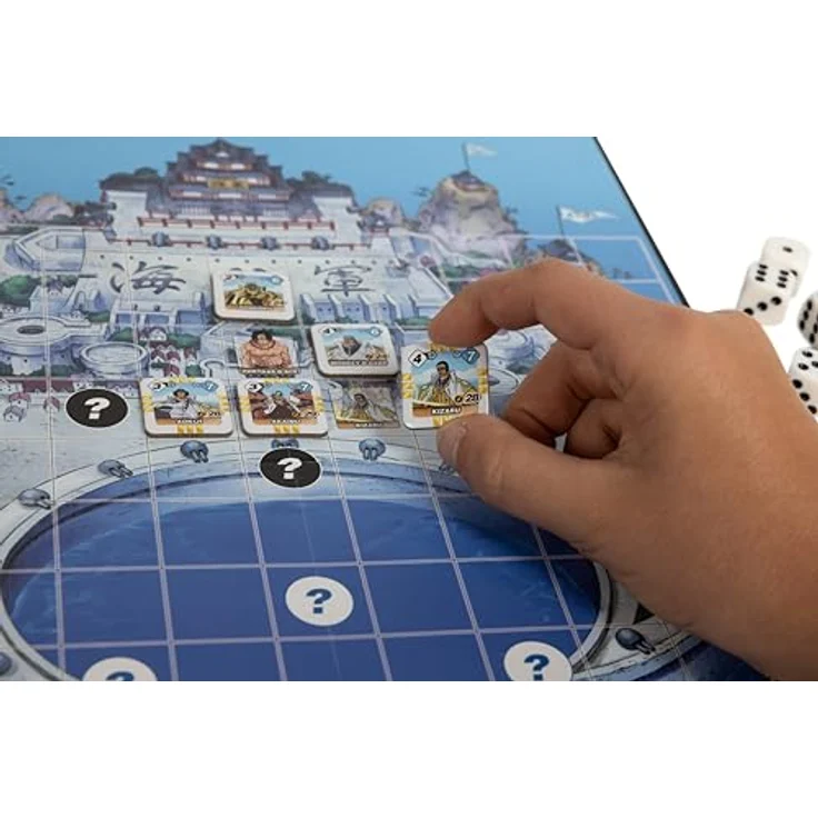 Topi Games One Piece – Assaut auf Marineford – Strategisches Brettspiel für 2 bis 6 Spieler, ab 7 Jahren, 476 Karten, Piraten oder Marines – Bild 4