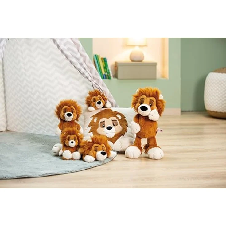 NICI Kuscheltier Löwe King Kimari 30cm, braun, weiches Plüschtier aus recyceltem Material, ideal zum Kuscheln und Spielen, perfekte Geschenkidee - 62742 – Bild 2