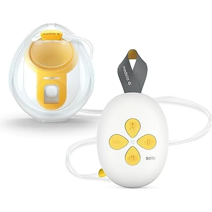 Medela Solo Hands-free Elektrische Einzel-Milchpumpe – Ultraleichtes Design, transparent und kompatibel mit Medela Family App