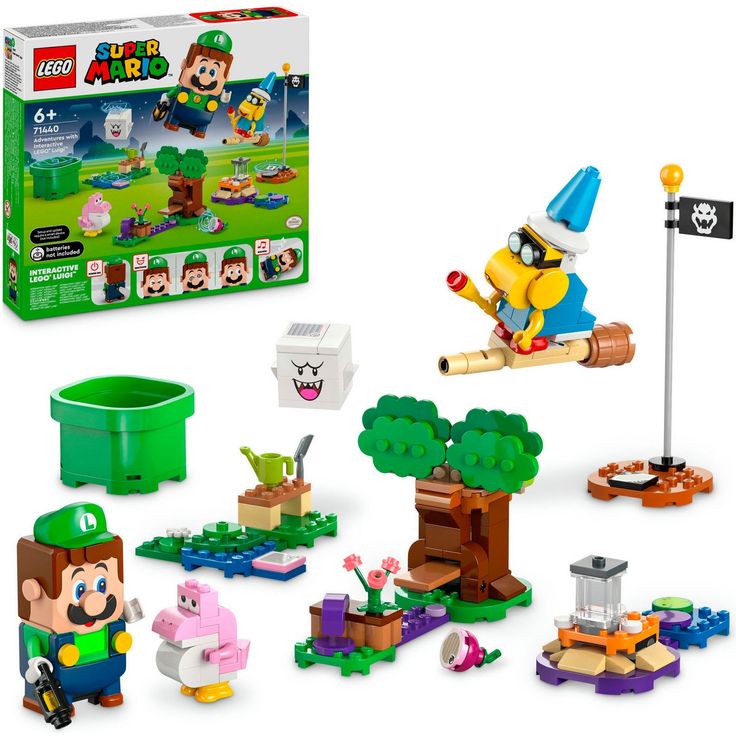 LEGO® Konstruktionsspielsteine Abenteuer mit dem interaktiven LEGO® Luigi™ (71440), LEGO Super Mario, (210 St), Made in Europe