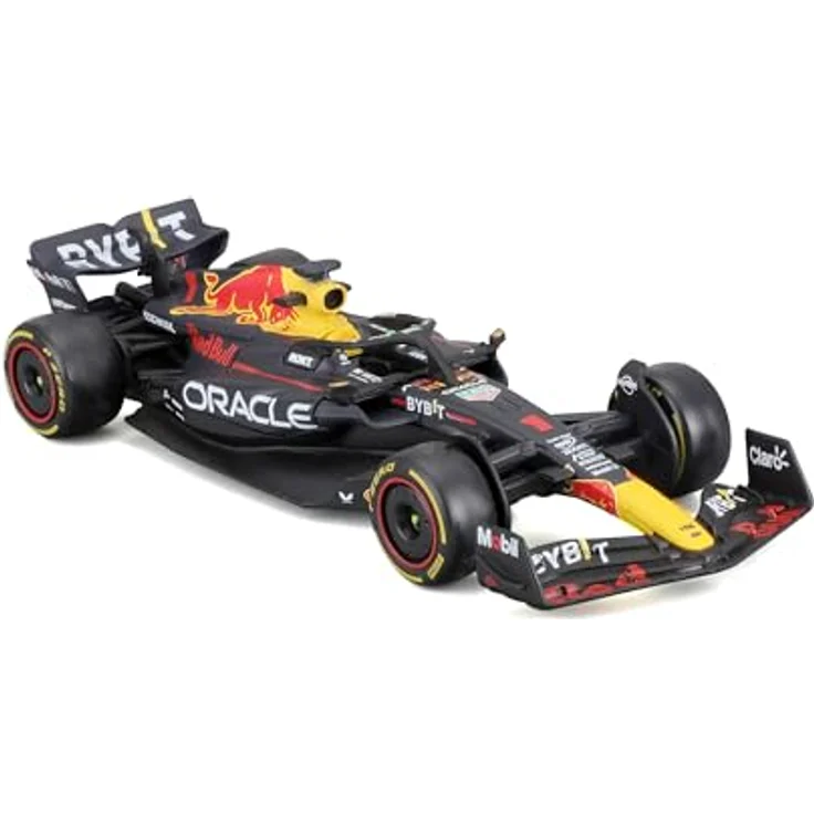 Bburago Red Bull Racing RB19 Max Verstappen #1 2023, Maßstab 1:43, realistische Nachbildung, offizielle Red Bull-Lizenz, empfohlenes Alter 3+ Jahre – Bild 2