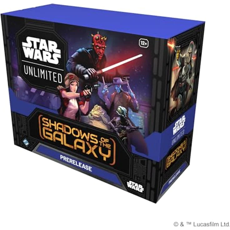 Fantasy Flight Games Star Wars: Unlimited - Shadows of the Galaxy Prerelease Box - Sammelkartenspiel mit 6 Boostern und exklusiven Promo-Karten von Der Mandalorianer und Moff Gideon – Bild 2