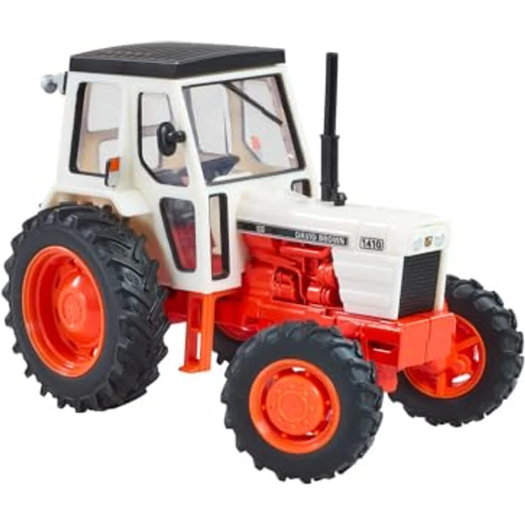 Britains David Brown 1410 4WD Traktor Modell, 1:32 Maßstab, Druckguss Nachbildung mit Front- und Heckkupplung, klassisches Design für Kinder und Sammler – Bild 2