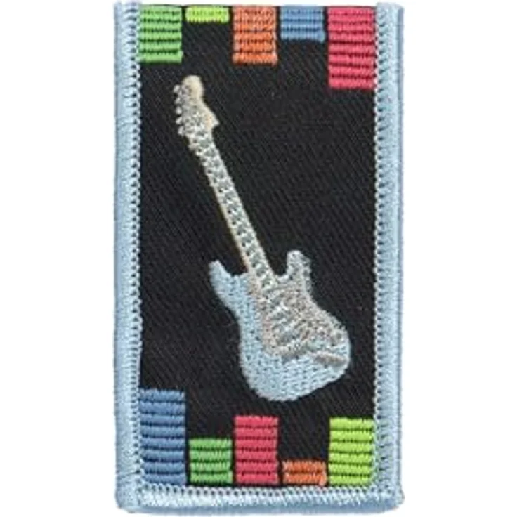 LÄSSIG Gepäckanhänger Set Patches Music, Mehrfarbig, für kreative Rucksackgestaltung – Bild 3