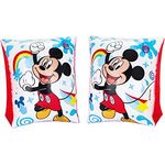 Bestway Disney Junior Schwimmflügel Mickey Mouse Clubhouse, 3-6 Jahre, strapazierfähiges PVC, 2 Luftkammern, blau
