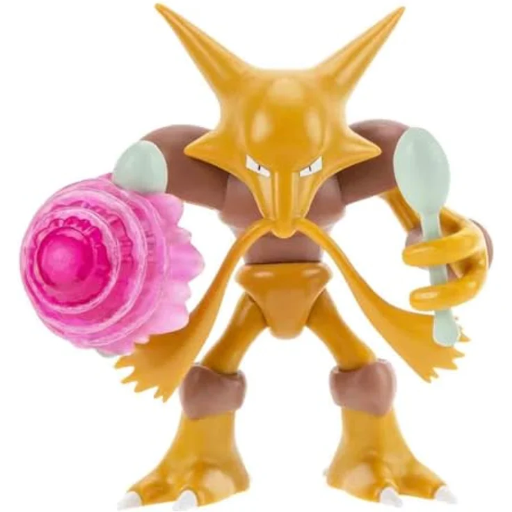 Jazwares Pokémon Battle Feature Figur Simsala, 11 cm Actionfigur in Battle-Pose – Bild 1