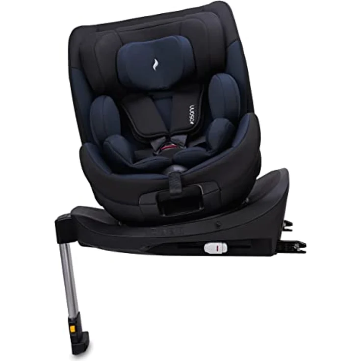 Osann Reboarder-Kindersitz Hero 360 SL drehbar, ab Geburt - 4 Jahre, Isofix-Basis, Twill Navy – Bild 6