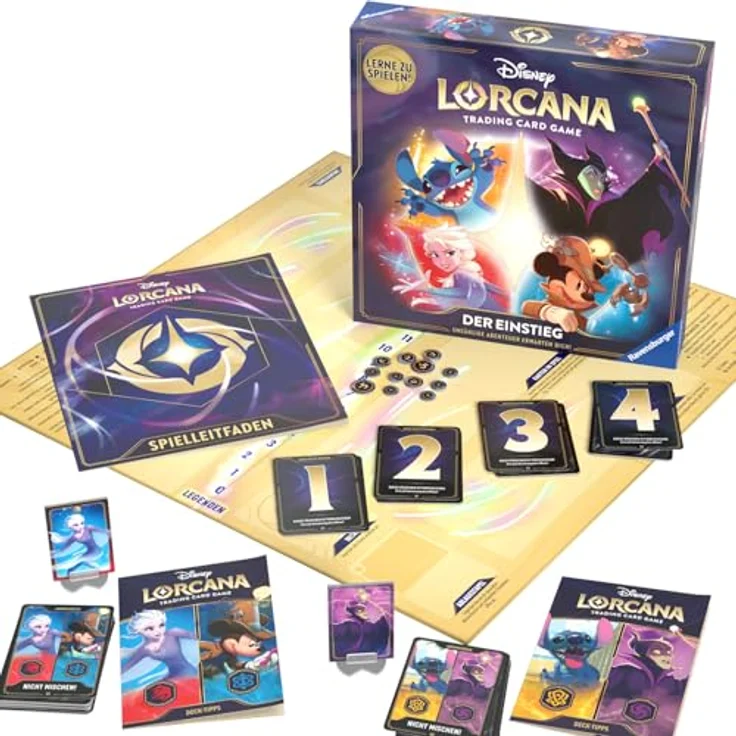 Ravensburger Disney Lorcana Trading Card Game: Der Einstieg (Deutsch) - Ideales Geschenk für Spieler und Fans, inklusive exklusiver Spielinhalte – Bild 2