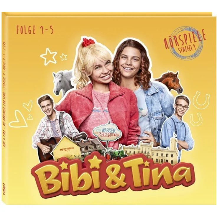 Kiddinx Hörspiel-CD Bibi & Tina - Die Hörspiele zur Serie. Staffel.1.1, 2 Audio-CD – Bild 1