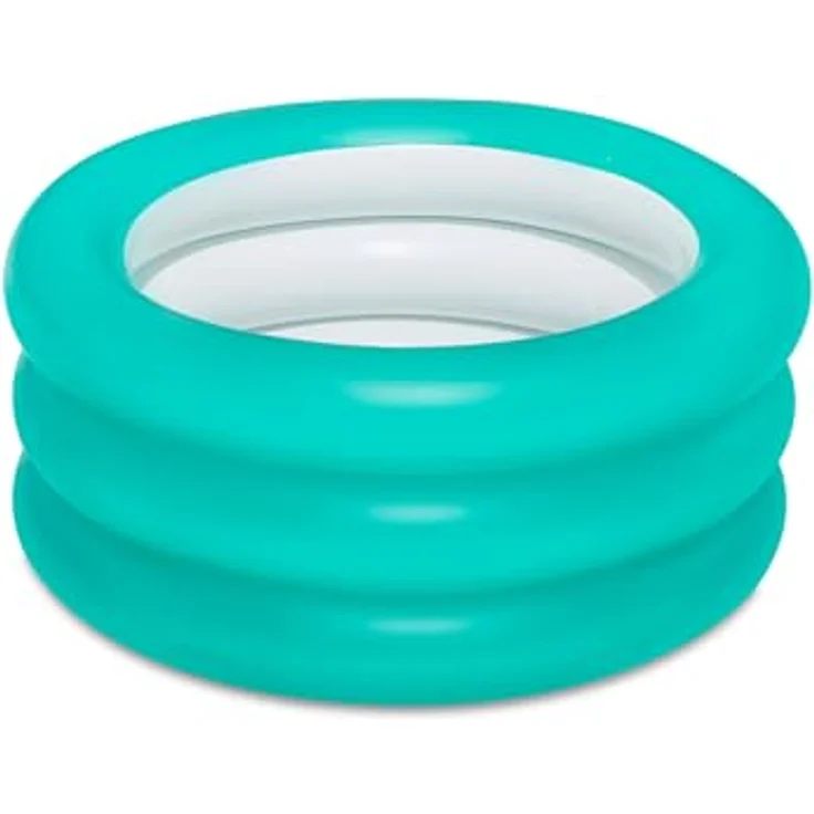 Bestway Planschbecken Ø 70 x 30 cm, strapazierfähiges PVC, 3 Luftringe, 43 Liter Wasserkapazität, ab 2 Jahren – Bild 1