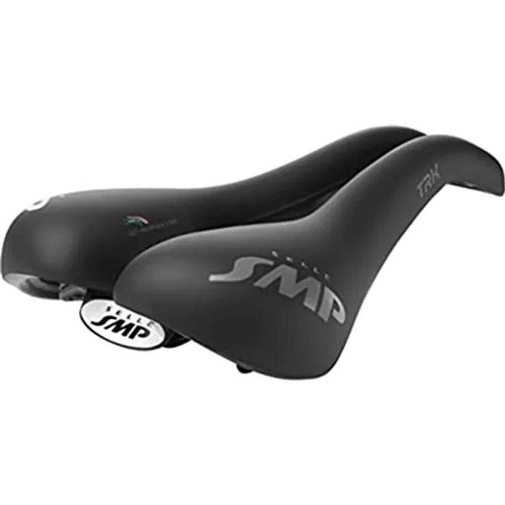 SMP4Bike Herren TRK Fahrraddsattel, schwarz, 28.0 x 16.0-cm