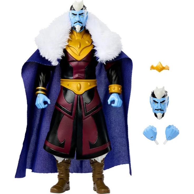 Mattel® Actionfigur Masters of the Universe Masterverse New Eternia King Keldor HYC50, Deluxe-Actionfigur mit 30 Bewegungspunkten, abnehmbarem Umhang und Krone, alternative Kopf und zusätzliche Hände – Bild 1