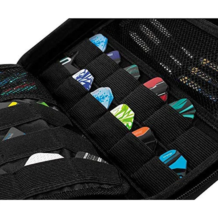Harrows Darts Imperial Transportetui für Dartpfeile, praktisches Dart Case aus robustem Material, schwarz – Bild 4