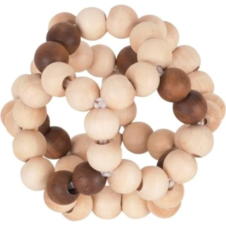 goki Greifling GOKI Greifling Elastik Ball, natur, langlebig und flexibel für Babys – Bild 1