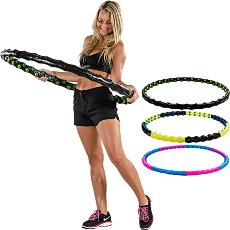MOVIT® Hip Hoop, Hula Hoop Reifen, 80 Magneten, Ø 110 cm – Bild 2