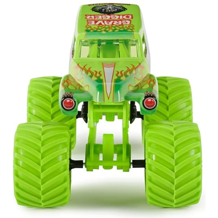Monster Jam, Grave Digger Monster Truck, detailreiches Metall-Spritzguss-Fahrzeug im Maßstab 1:24, für Kinder ab 3 Jahren – Bild 4