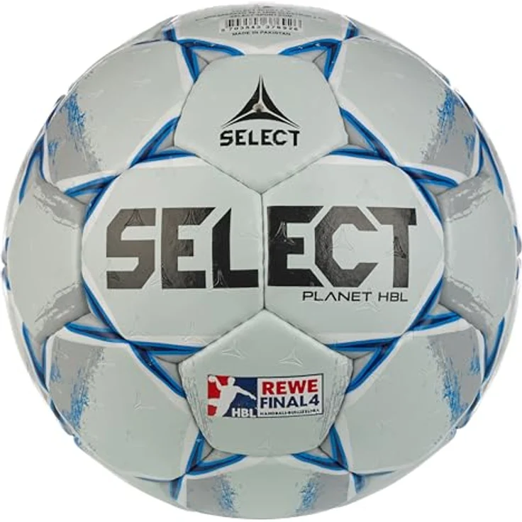 Select Handball Planet HBL, handgenähter offizieller Spielball der Handball-Bundesliga, für Spiel mit und ohne Harz – Bild 4
