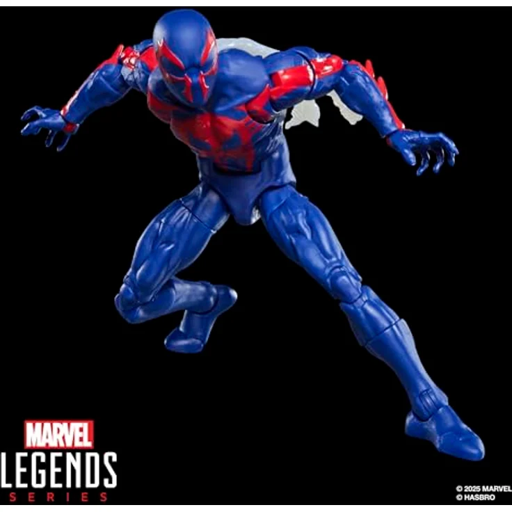 Hasbro Marvel Legends Series Spider-Man 2099, Retro Comics Action-Figur mit 4 Accessoires, Skala 15 cm – Bild 5