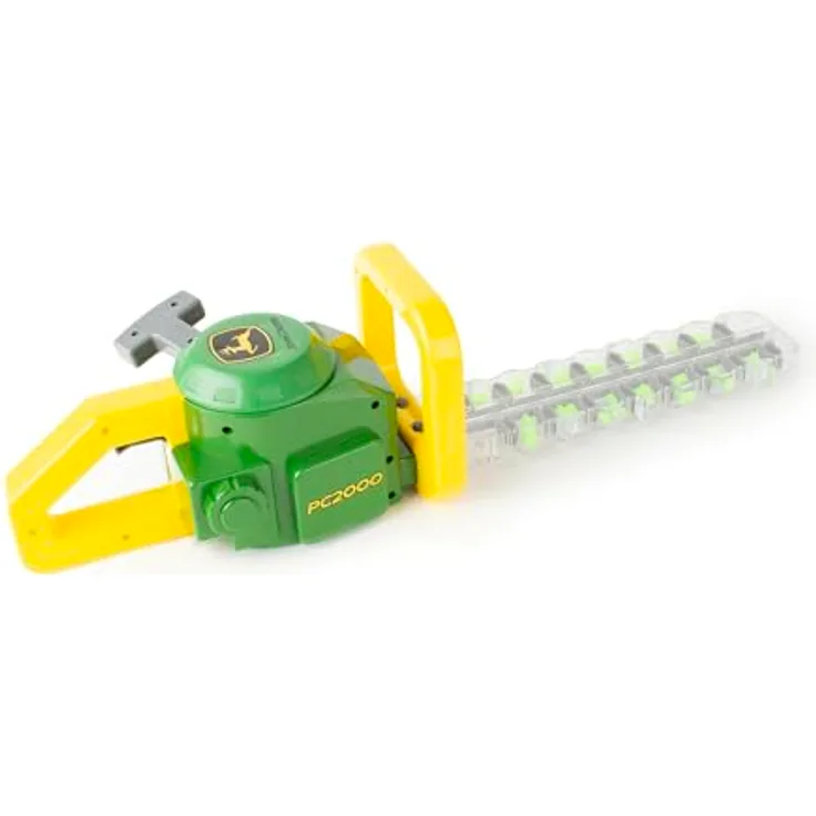 JOHN DEERE John Deere Heckenschere, Gartenspielzeug ohne Batterien mit realistischer Mechanik und Soundeffekten, für Kinder ab 18 Monaten