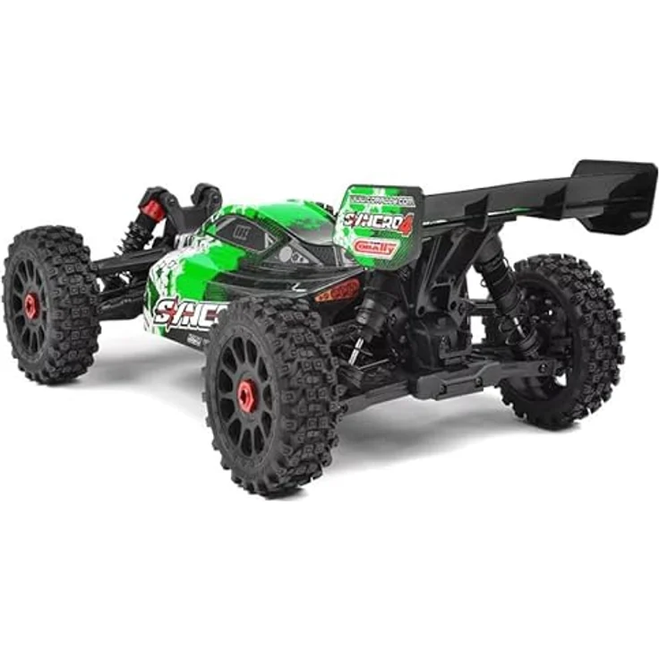 Corally RC Auto Syncro-4 RTR Grün 4WD 1:8 Buggy 3-4S Brushless Power - Ferngesteuertes Auto mit leistungsstarkem Brushless-Motor, Allradantrieb und robustem Aluminiumchassis – Bild 5