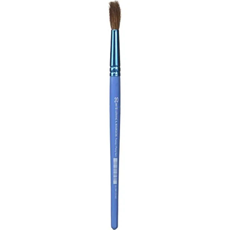 Lefranc & Bourgeois 175139 Kinder - Pinsel aus Ponyhaar, Rundpinsel - Nr.20 - für Tempera, Acrylfarbe, Tusche und Aquarellfarbe