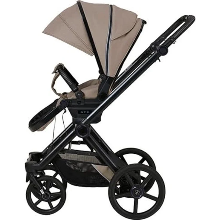 Hartan Kinderwagenset IVY GTR Outdoor, Sand, 3-teilig, inkl. Liegewanne und Sportsitz, mit Feststellbremse, kugelgelagerten Rädern, Federsystem, UV 50+ – Bild 10